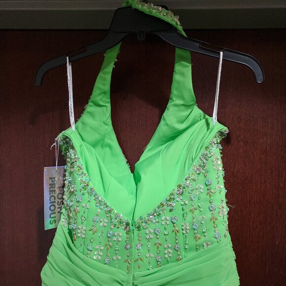 Posh Precious 020240 Green Flash Size 10 Prom Dress - Picture 9 of 10